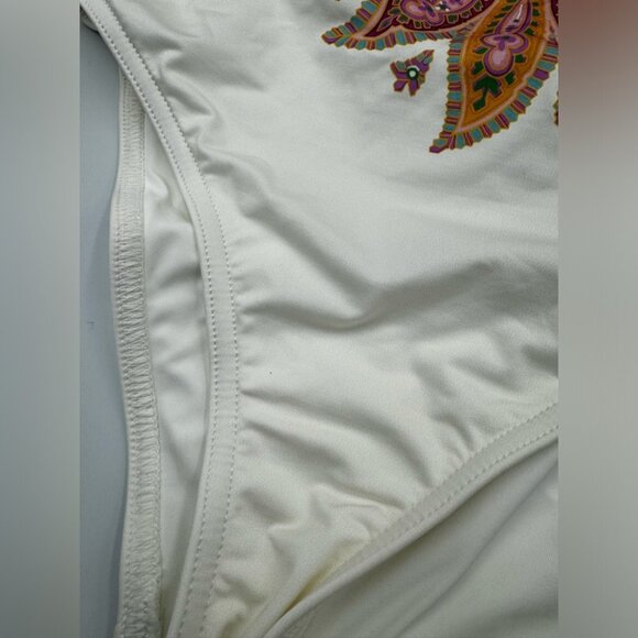 🆕 ZIMMERMANN 🧿 NWOT Teddy Paisley Plunge Bathing Suit, Sz 3 - MISSING BELT - Picture 12 of 16